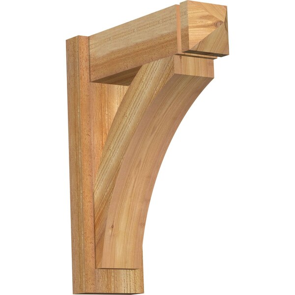 Ekena Millwork Thorton Rough Sawn Arts and Crafts Outlooker, Western Red Cedar, 6"W x 18"D x 22"H OUT06X18X22THR03RWR - main